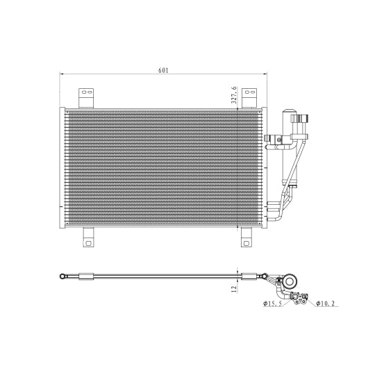 350361 Condenser, air conditioning