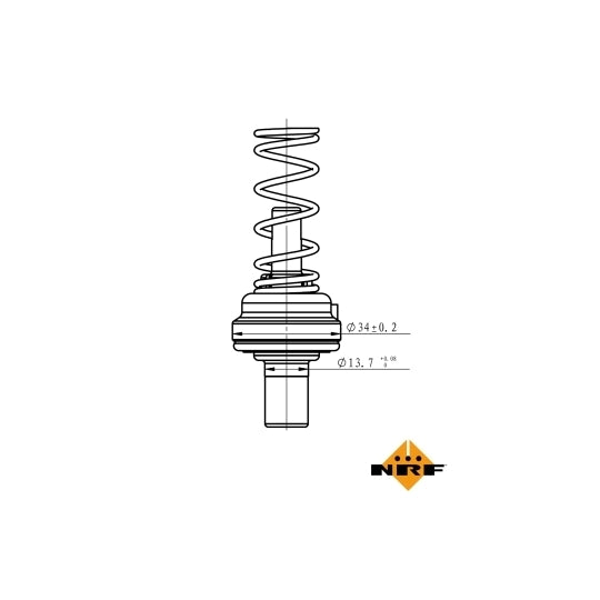 725195 Thermostat, coolant