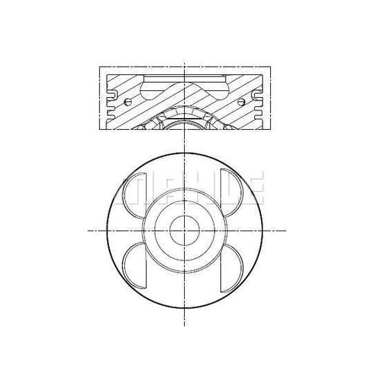 001 PI 00105 000 Piston