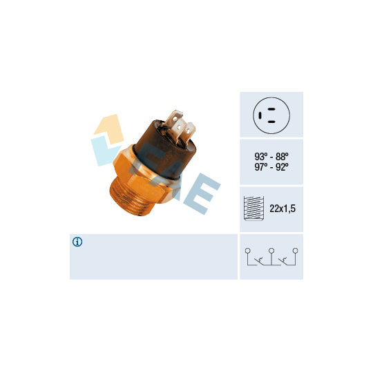37850 Temperature Switch, radiator fan
