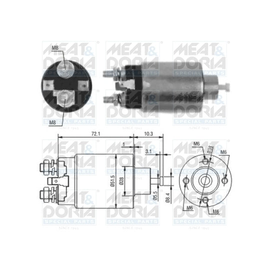 46095 Solenoid Switch, starter