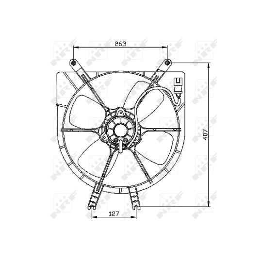 47042 Fan, radiator