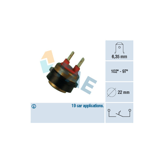 36290 Temperature Switch, radiator fan