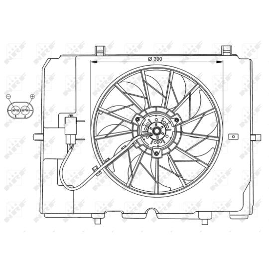 47067 Fan, radiator