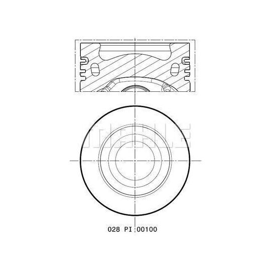 028 PI 00100 001 Piston