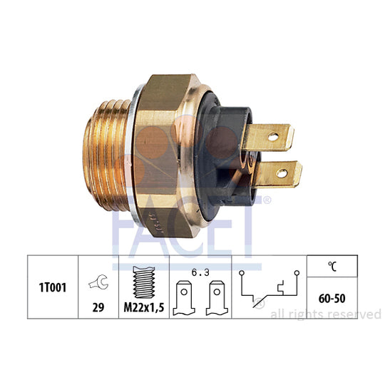 7.5034 Temperature Switch, radiator fan