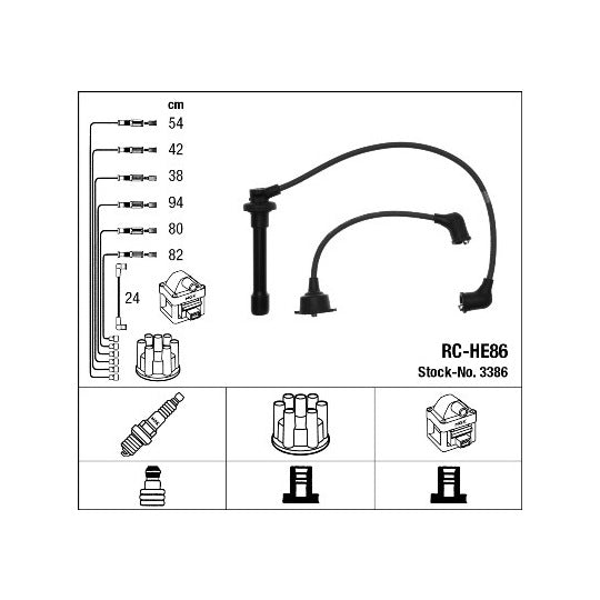 3386 Ignition Cable Kit