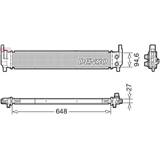 DRM02042 Radiator, engine cooling