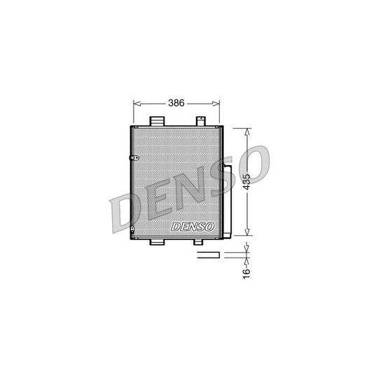 DCN35001 Condenser, air conditioning