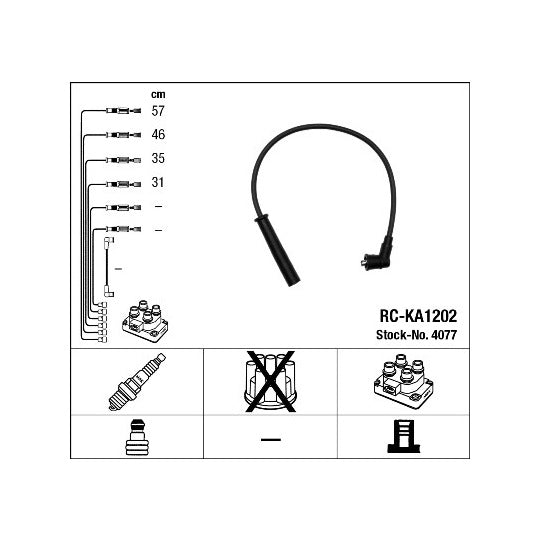 4077 Ignition Cable Kit