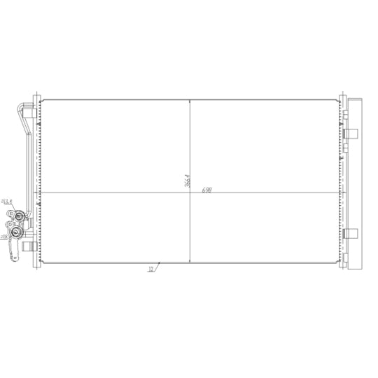 350479 Condenser, air conditioning