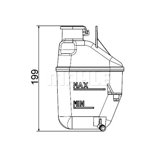 CRT 88 001S Expansion Tank, coolant