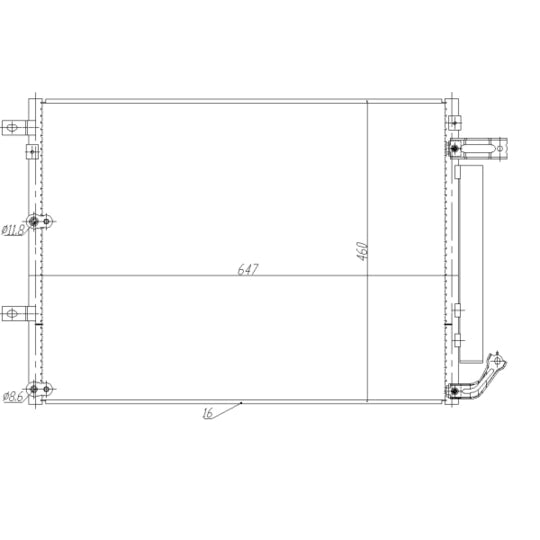 350485 Condenser, air conditioning