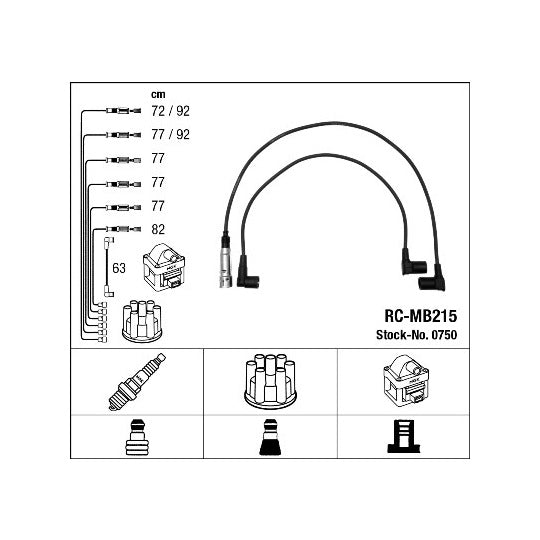 0750 Ignition Cable Kit