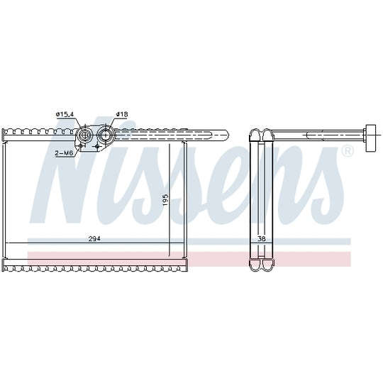 92324 Evaporator, air conditioning