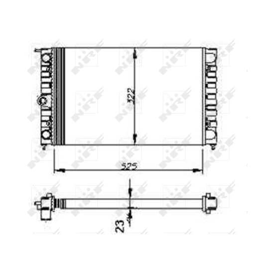 54694 Radiator, engine cooling