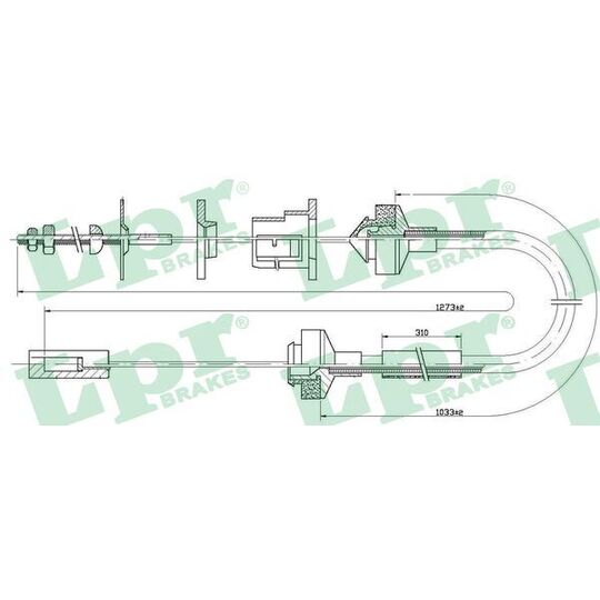 C0145C Clutch Cable