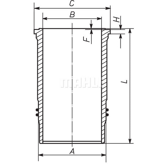 227 WN 70 01 Cylinder Sleeve