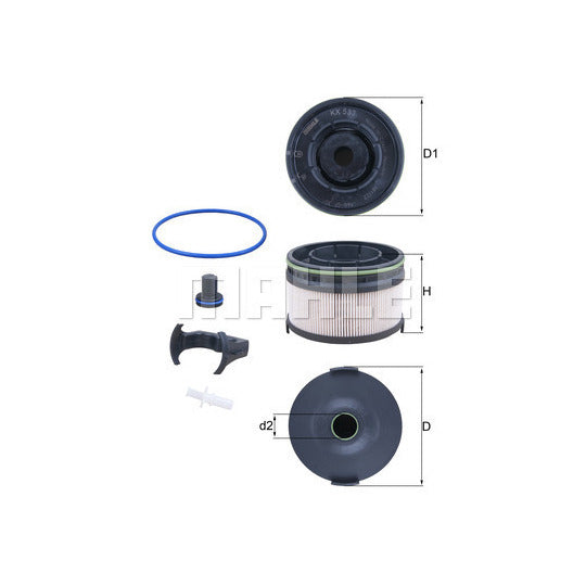 KX 533KIT Fuel filter