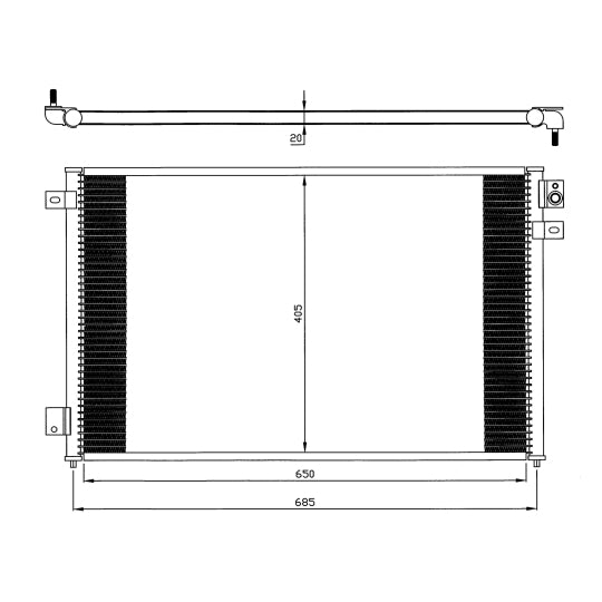 35567 Condenser, air conditioning