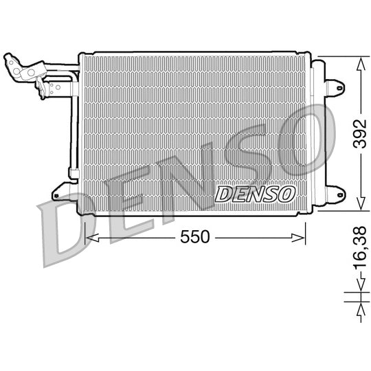 DCN32002 Condenser, air conditioning