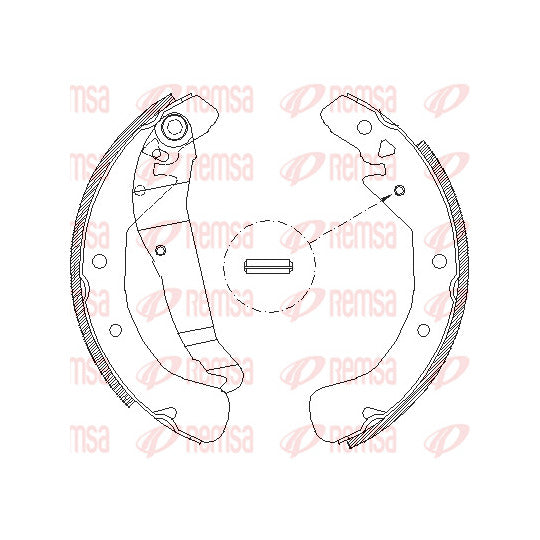 4422.00 Brake Shoe Set
