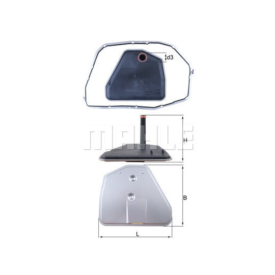 HX 164D1 Hydraulic Filter, automatic transmission