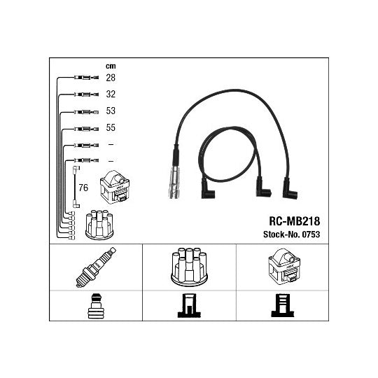 0753 Ignition Cable Kit