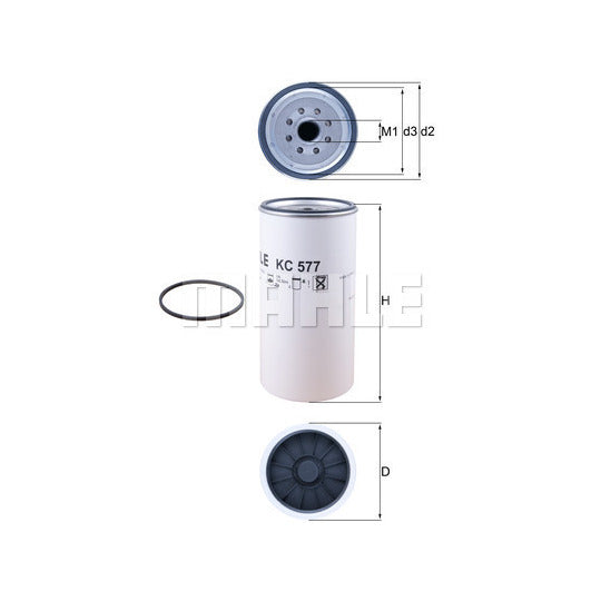 KC 577D Fuel filter
