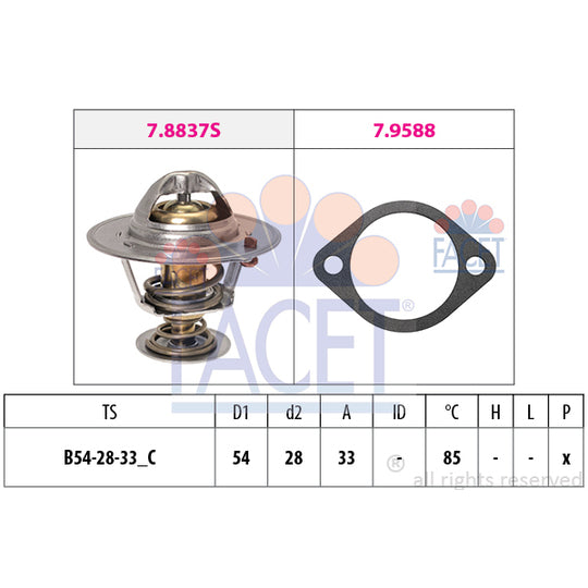 7.8837 Thermostat, coolant