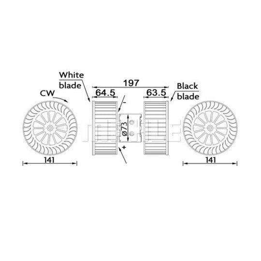 AB 192 000S Interior Blower