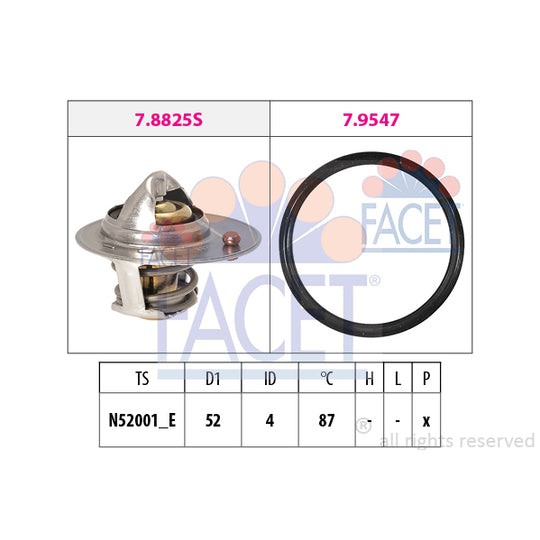 7.8825 Thermostat, coolant