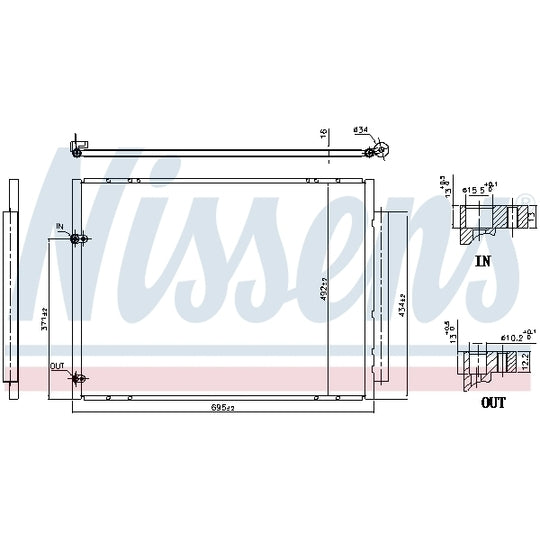940848 Condenser, air conditioning