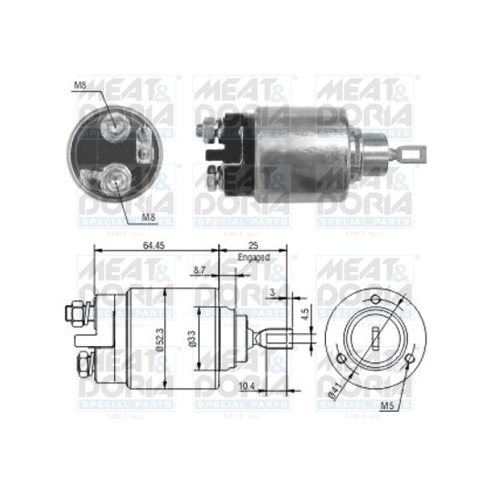 46006 Solenoid Switch, starter