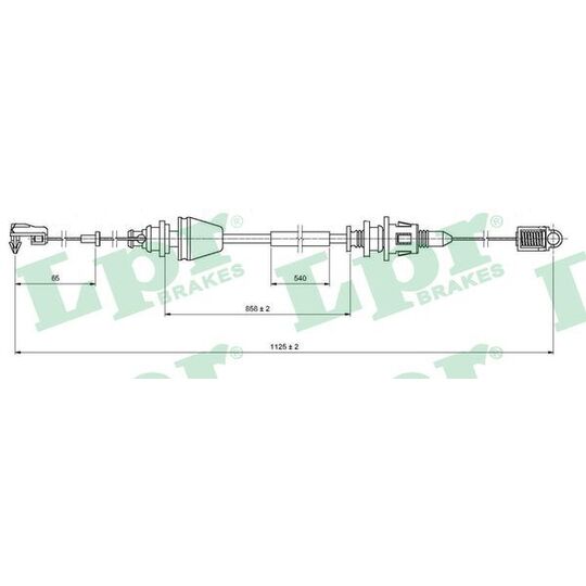 C0146A Accelerator Cable