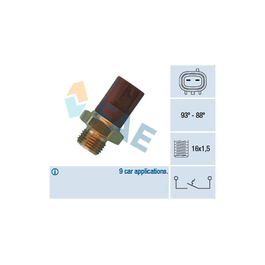 36510 Temperature Switch, radiator fan