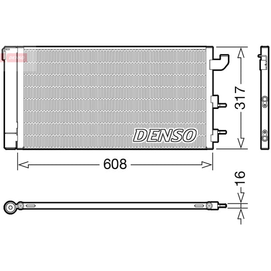 DCN09144 Condenser, air conditioning