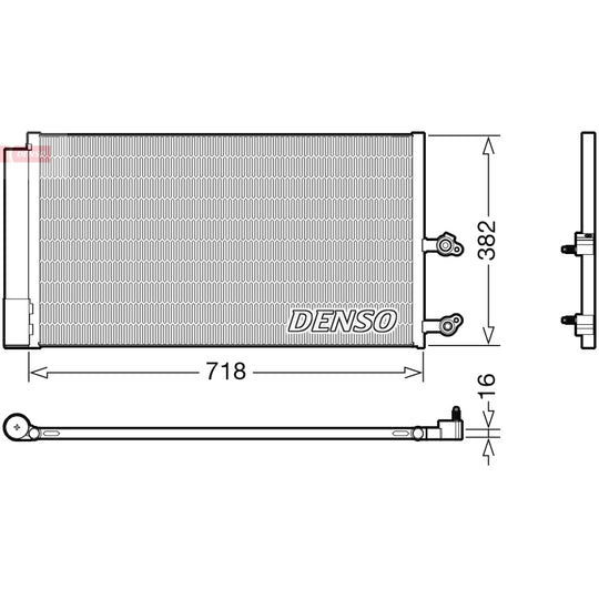 DCN33014 Condenser, air conditioning