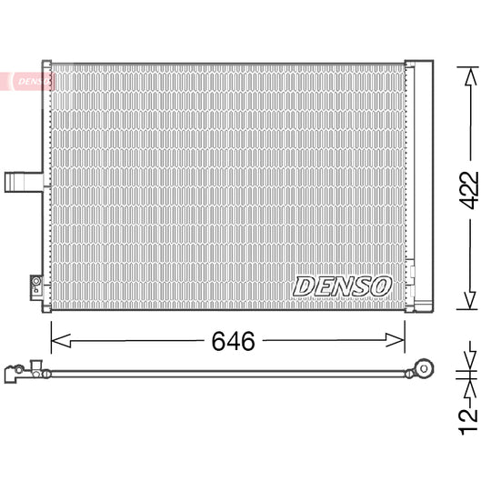 DCN17027 Condenser, air conditioning