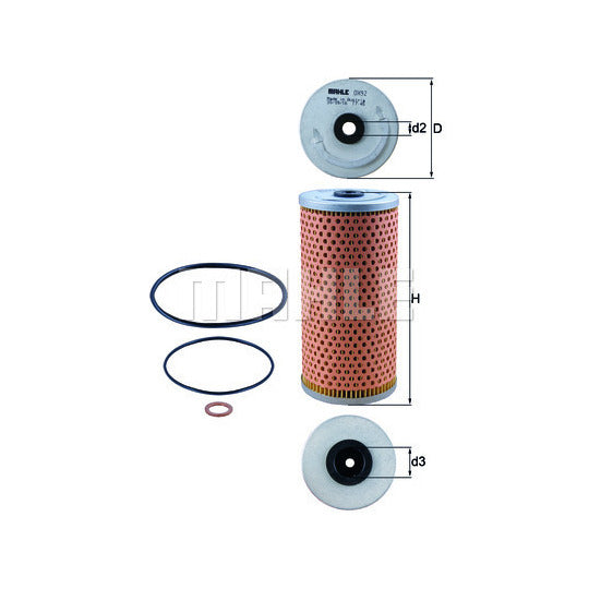 OX 92D Oil filter
