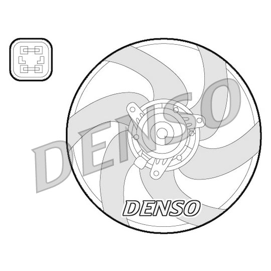 DER21022 Fan, radiator