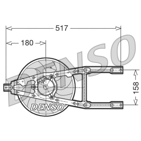 DER09012 Fan, radiator