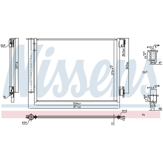 941197 Condenser, air conditioning