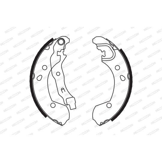 FSB649 Brake Shoe Set
