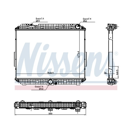 6270030 Radiator, engine cooling