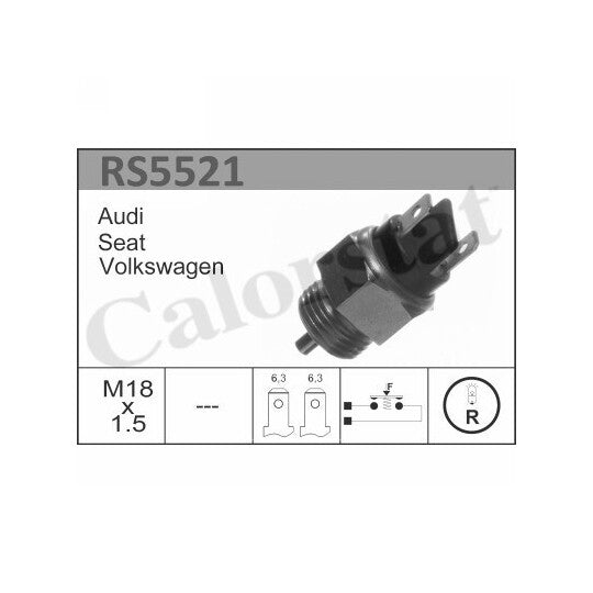 RS5521 Switch, reverse light