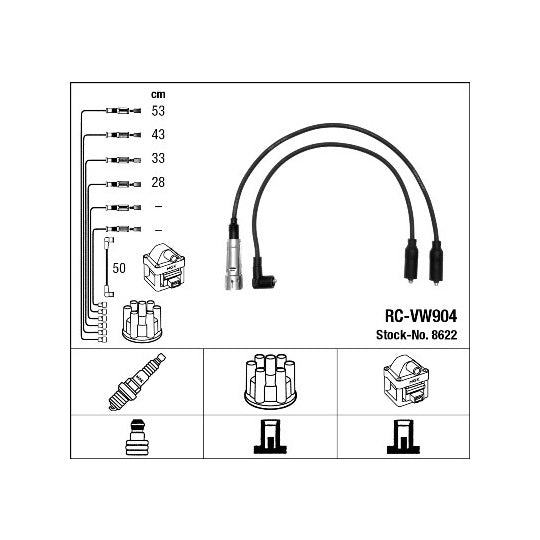 8622 Ignition Cable Kit