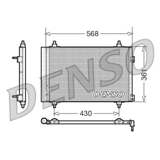 DCN07008 Condenser, air conditioning