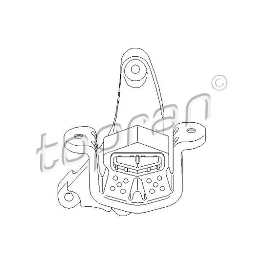 113 343 Mounting, manual transmission
