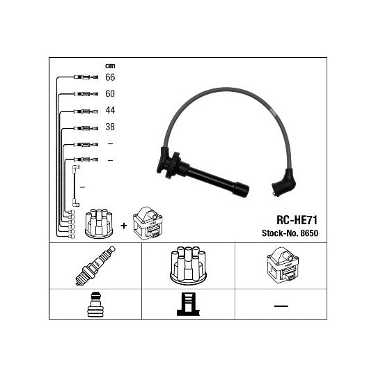 8650 Ignition Cable Kit